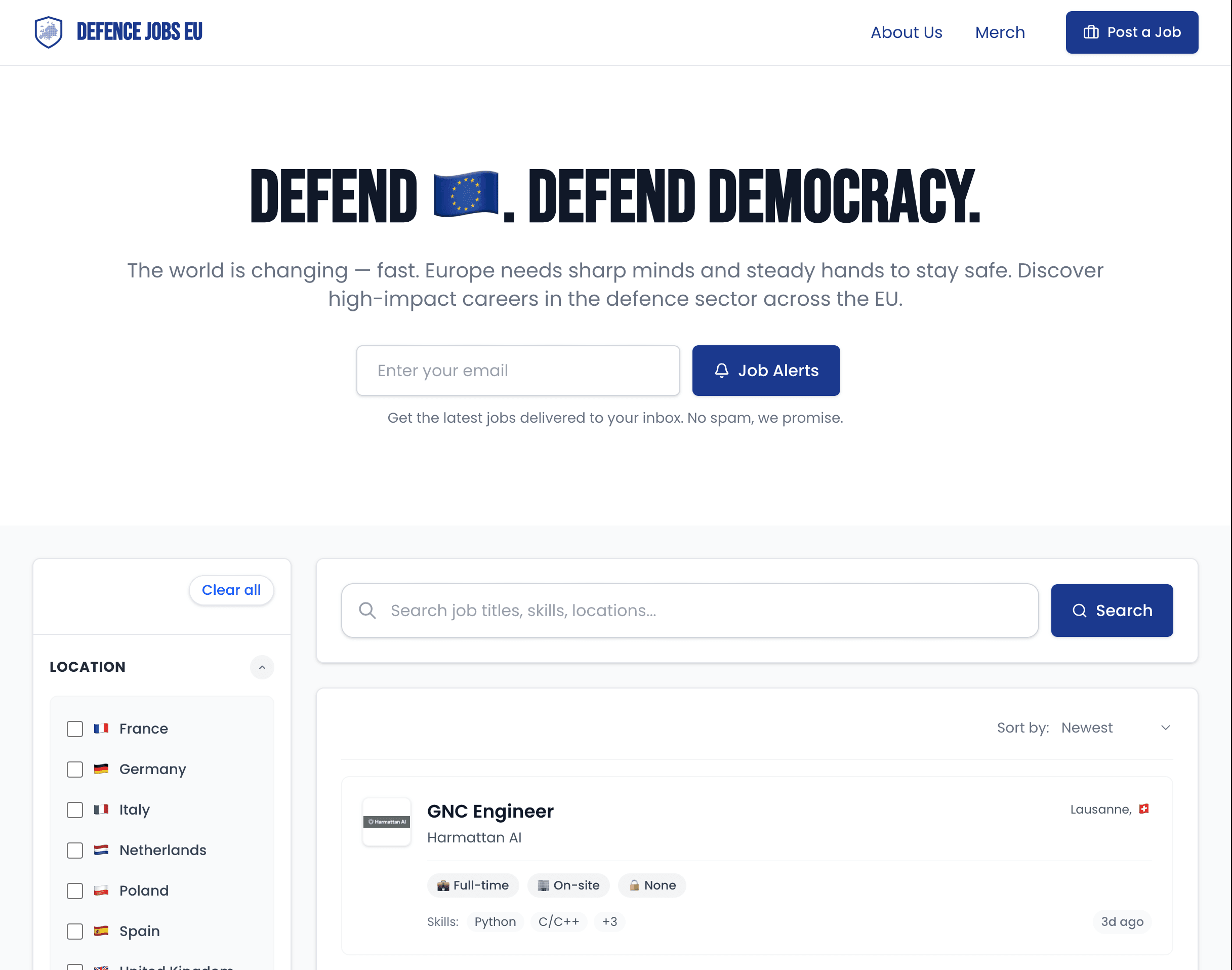 Defence Jobs EU